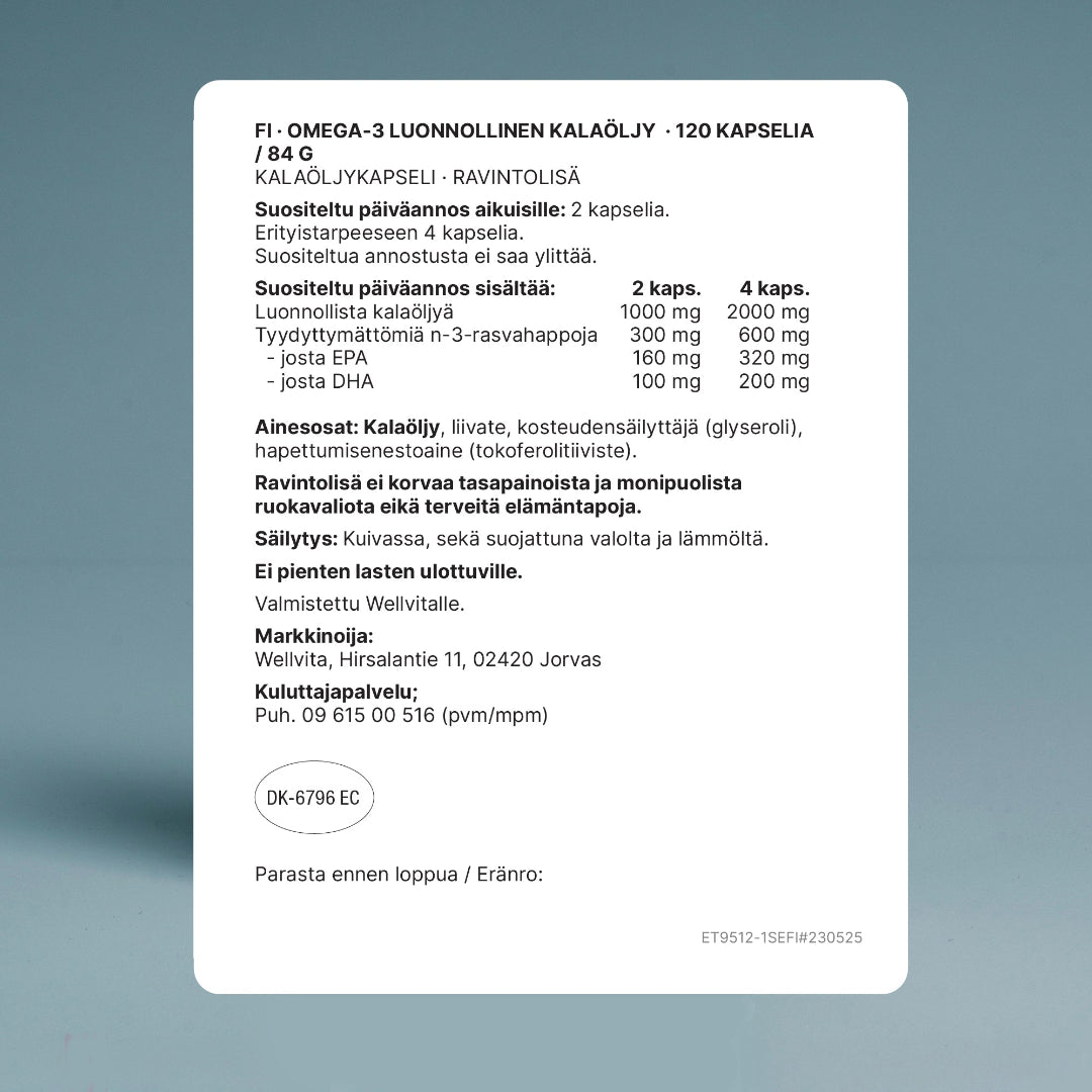 Omega-3 Kalaöljy billede 6