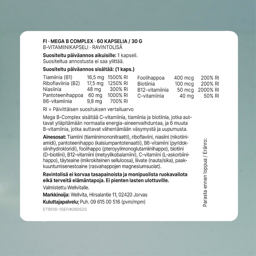 Mega B Complex billede 6