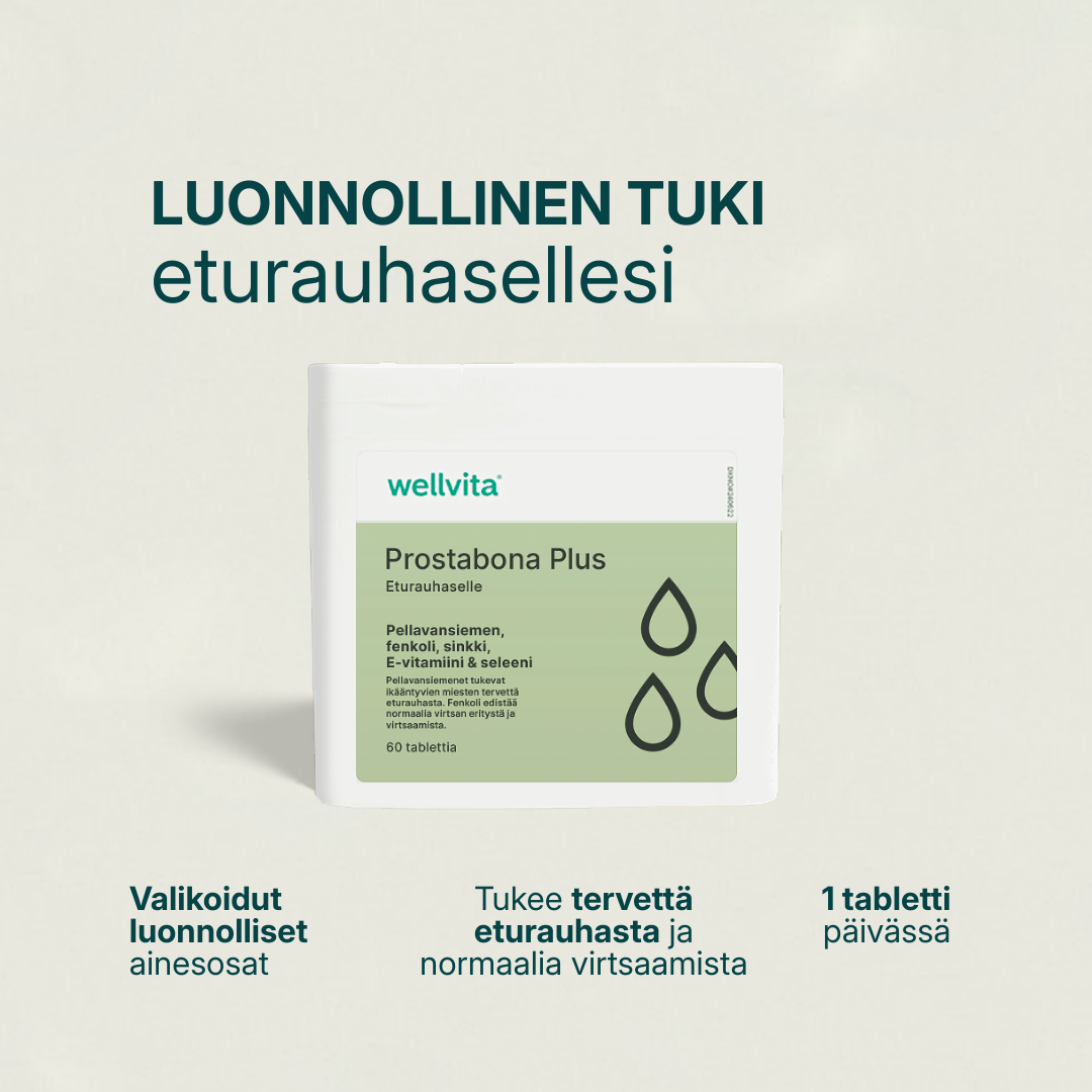 Prostabona Plus tuotepakkaukset