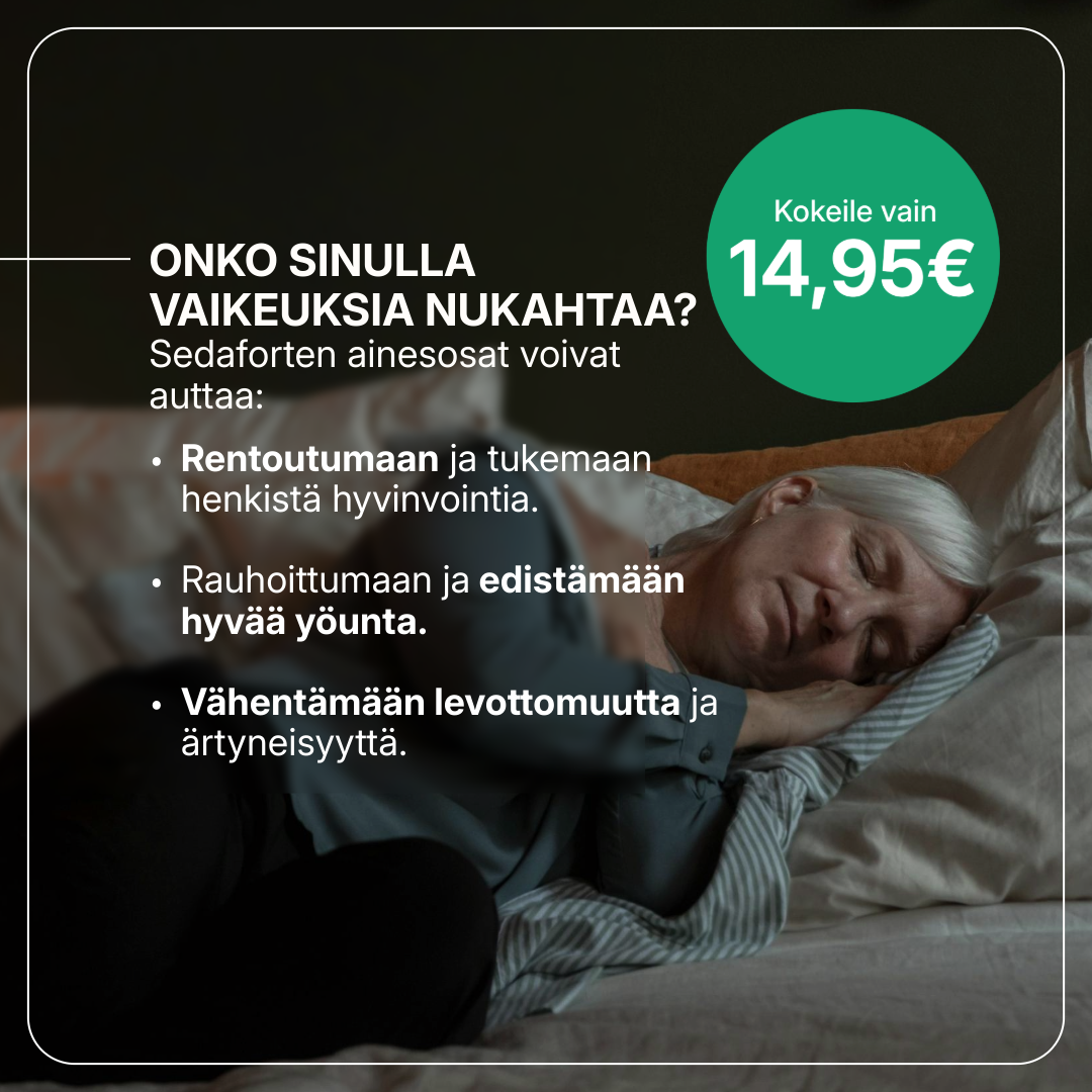 Sedaforte tuotepakkaukset