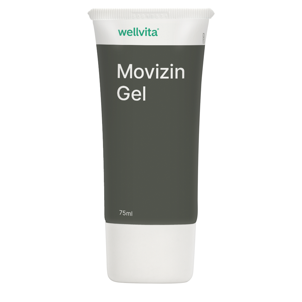 Movizin Gel tuotepakkaukset
