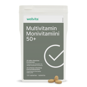 Monivitamiini 50+ tuotepakkaukset